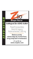 Sublingual Zio - ADHD Autism - Grape Flavor image