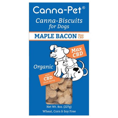 Canna-Biscuits for Dogs: Advanced MaxHemp Maple Bacon - Orga image