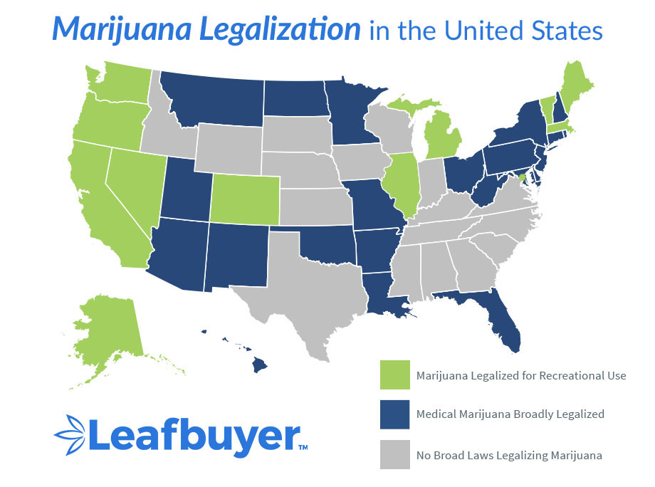 Marijuana Legalization Chart