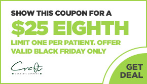 Show this coupon for a $25 1/8. Limit one per patient. Offer Valid Black Friday only