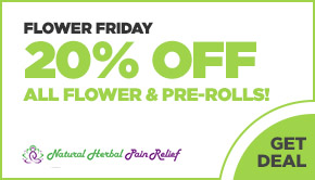 Flower Friday: 20% OFF ALL flower & pre-rolls!