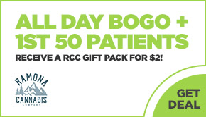 ALL DAY BOGO + 1st 50 patients receive a RCC gift pack for $2!