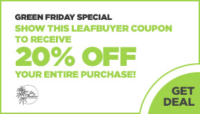 Green Friday Special: Show this Leafbuyer coupon to receive 20% OFF your entire purchase!