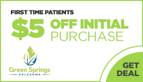  Greeen Springs First Time Patients $5 Off Initial Purchase