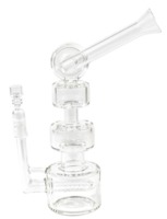 RooR Triple Stack Pistol Bubbler (10 inch) image