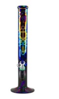 Envy Glass Custom Sandblasted Dichroic Prism - Straight Tube image