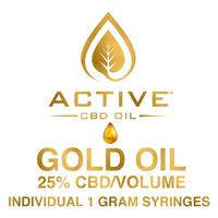 Gold 25% Active CBD Oil image