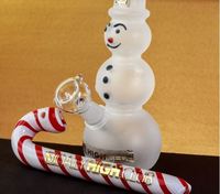 FROSTED SNOWMAN DAB RIG/BONG image