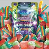 60 pk. Assorted Gummies 1800mg CBD Monster image