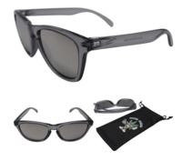 Stoner Shades Transparent gray frame with silver lens image