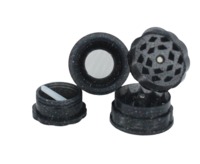 Mini Black Glitter HerbSaver Grinder image