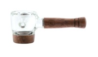 Marley Natural Glass Walnut Spoon Pipe image