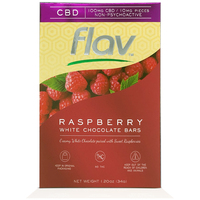 RASPBERRY CBD CHOCOLATE BAR - 100mg image