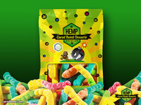 Hemp Sour Worm Gummies image