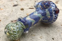4 Inch 3D Inside Out Glass Smoking Pipe image