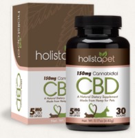 HolistaPet Capsules 150mg CBD 30 ct, 3mg each image