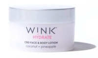 Wink Hydrate Face + Body Lotion, 4 oz., 50mg image