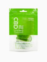 CBD Living Gummy Rings Bag Green Apple 100mg image
