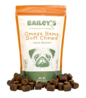 Bailey's Omega Hemp Soft Chews - Bacon Flavored- 60 Count image