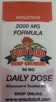 Daily Dose 2000mg WiSativa CBD Oil image