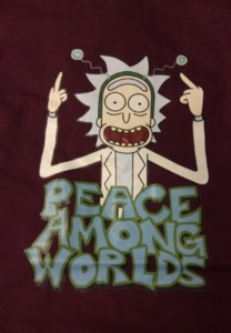 Rick And Morty (Peace Among Worlds Maroon) image