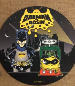 8' Round Dab Pad Dab Man and Rosin image