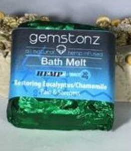 Gemstonz Restoring Eucalyptus CBD Bath Melt, 50mg image