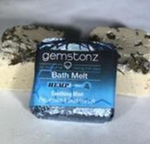 Gemstonz Soothing Mint CBD Bath Melt, 50mg image