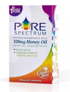 Pure Spectrum Honey 100mg (Bubblegum) image