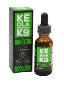 Keola K9 Salmon CBD Tincture, 500mg image