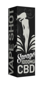Savage CBD Vapor Shot E Juice, 1000mg image