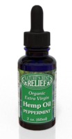 Nature's Best Relief Organic Virgin Hemp Oil 2oz Peppermint image
