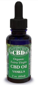 Nature's Best CBD Organic Virgin CBD Oil 2oz Vanilla image