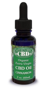 Nature's Best CBD Organic Virgin CBD Oil 2oz Cinnamon image