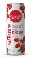 Wyld CBD Raspberry Sparkling Water - 25MG image