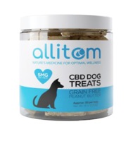 allitom Grain Free Peanut Butter Flavor Heart Dog Treats image
