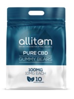 allitom Pure CBD Vegan Gummy Bears | 100mg image