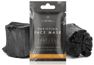 Purifying CBD Face Mask - Activated Charcoal image
