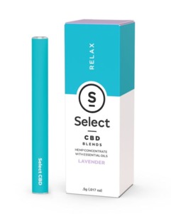 Select CBD Blends RELAX Lavender Vape Pen image