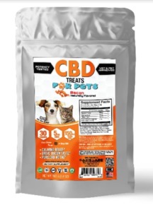 CBD Treats for Pets Cheddar Bacon 30 Treats image