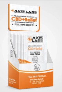 CBD+Relief Cream Snap Cards - Box of 10 Cards image