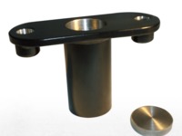 SMALL ROUND MOULD AND PUCK FOR 2 TON JACK PUCK image