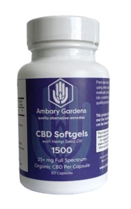 CBD Softgels with Hemp Seed Oil - 1500mg image
