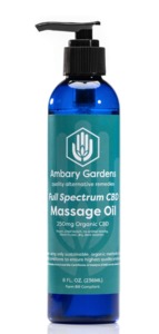 Full Spectrum CBD Massage Oil - 250mg image