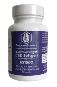 Extra Strength CBD Softgels with Hemp Oil - 1500mg image