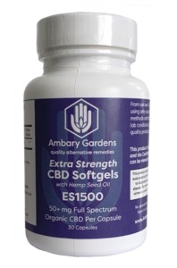 Extra Strength CBD Softgels with Hemp Oil - 1500mg image