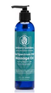 Full Spectrum CBD Massage Oil - 250mg image