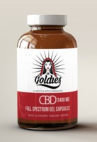 Goldies Full Spectrum Vegan CBD Gel Capsules, 2400mg image