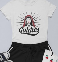 Women's Goldies T-Shirt Full Logo image