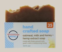 WholeMade Hemp Soap - Oatmeal, Milk & Honey image